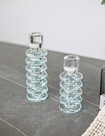 crystal candlestick holder